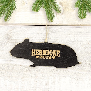 Personalized Hamster Ornament, Hamster Gift