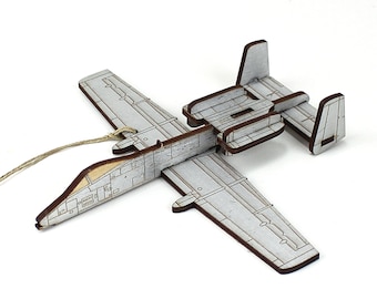 A-10 Thunderbolt II (Warthog) Jet Airplane Christmas Ornament