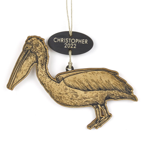 Personalized Pelican Ornament