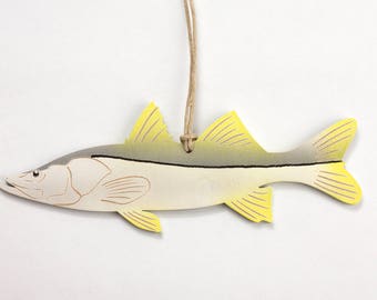 Snook Fish Christmas Ornament