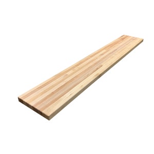 Maple Butcher Block Shelf, Bar Top, Countertop - 1.5" Thick - Custom Sizes Available