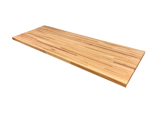 Hickory Butcher Block Countertop Wood Kitchen Counter Top Etsy