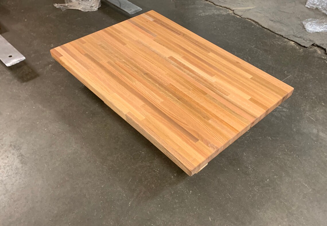 Walnut Butcher Block Wooden Shelf in Any Custom Size Wood Bar Etsy