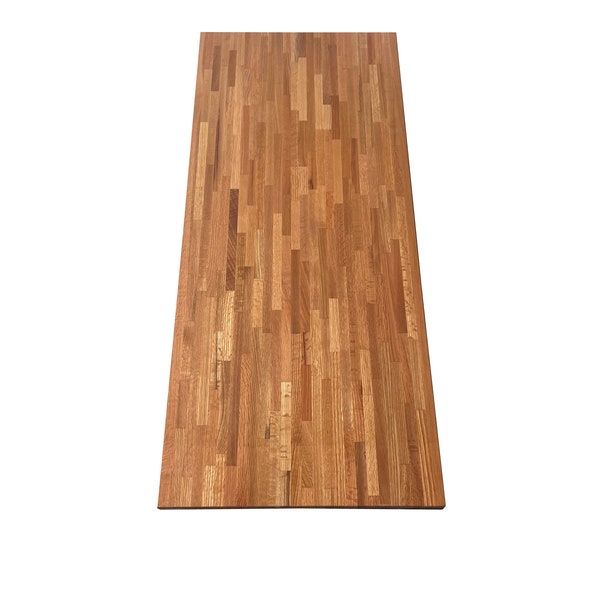 Custom Size Red Oak Butcher Block - Perfect for Countertops, Islands, and Tables