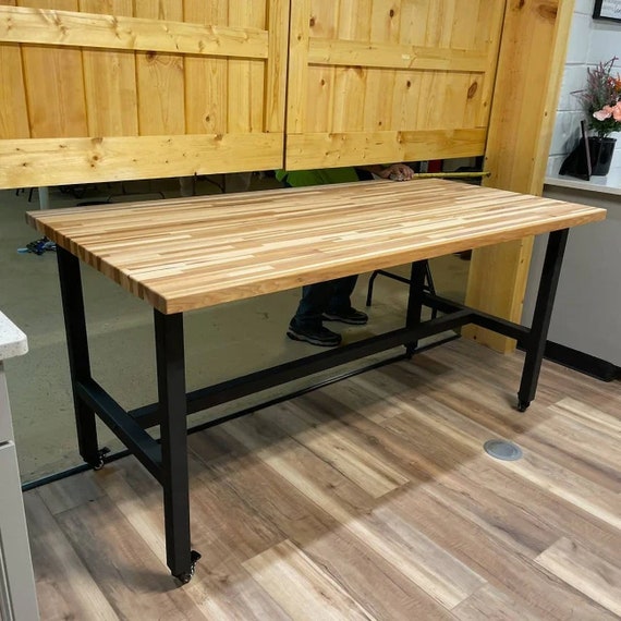 Butcher on sale block workbench