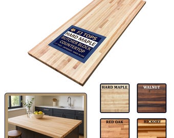 Butcher Block Countertop for DIY - Custom Sizes Available