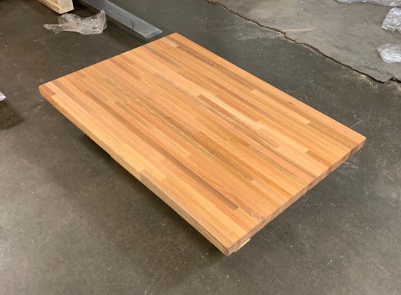 Red Oak Butcher Block Bar Top 1 5 X 18 X Custom Etsy