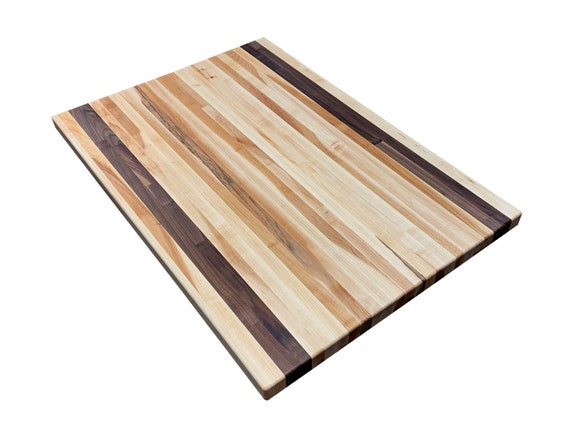 Maple Walnut Butcher Block Kitchen Countertop 1 5 X Etsy