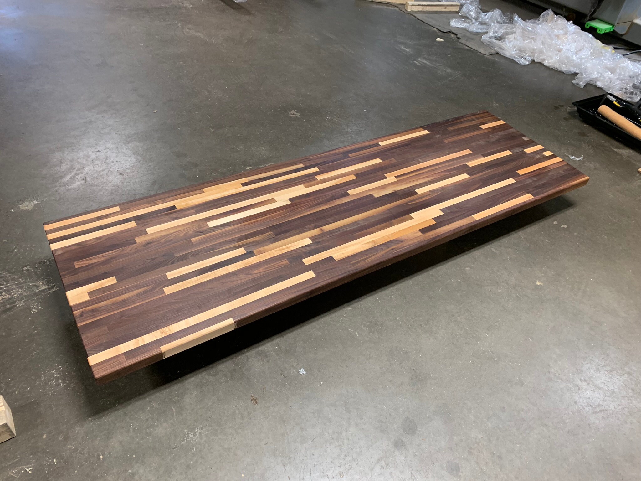 Salt & Pepper Custom Butcher Block Table in Any Custom Size Etsy