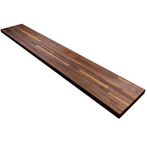 Walnut Butcher Block Shelf, Countertop, Bar Top - Edge Grain, Free Shipping, Fast Turnaround, Made by Forever Joint Tops