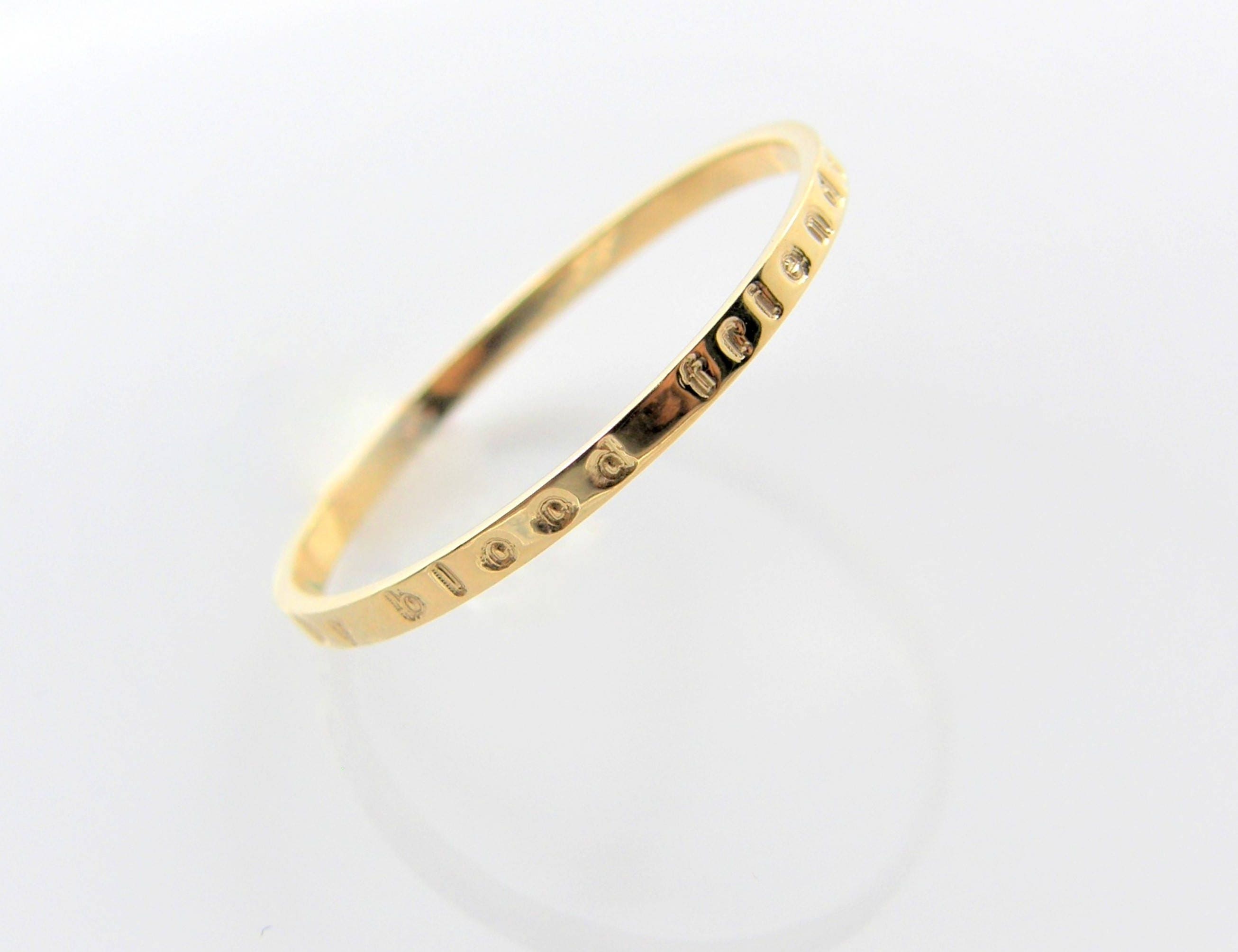 Personalized stacking ring engraved stacking rings initial Etsy