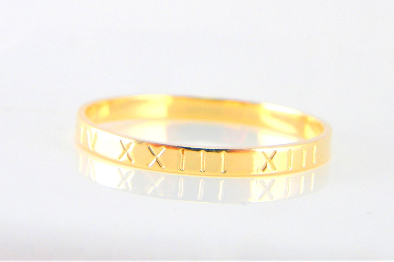 Personalized stacking ring engraved stacking rings initial Etsy