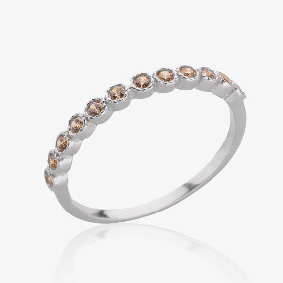 Edelstein Ring Stapeln Ring Silber Jeden Tag Ring Geburtsstein Etsy