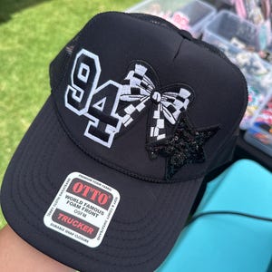 Checkered Flag Trucker Hat