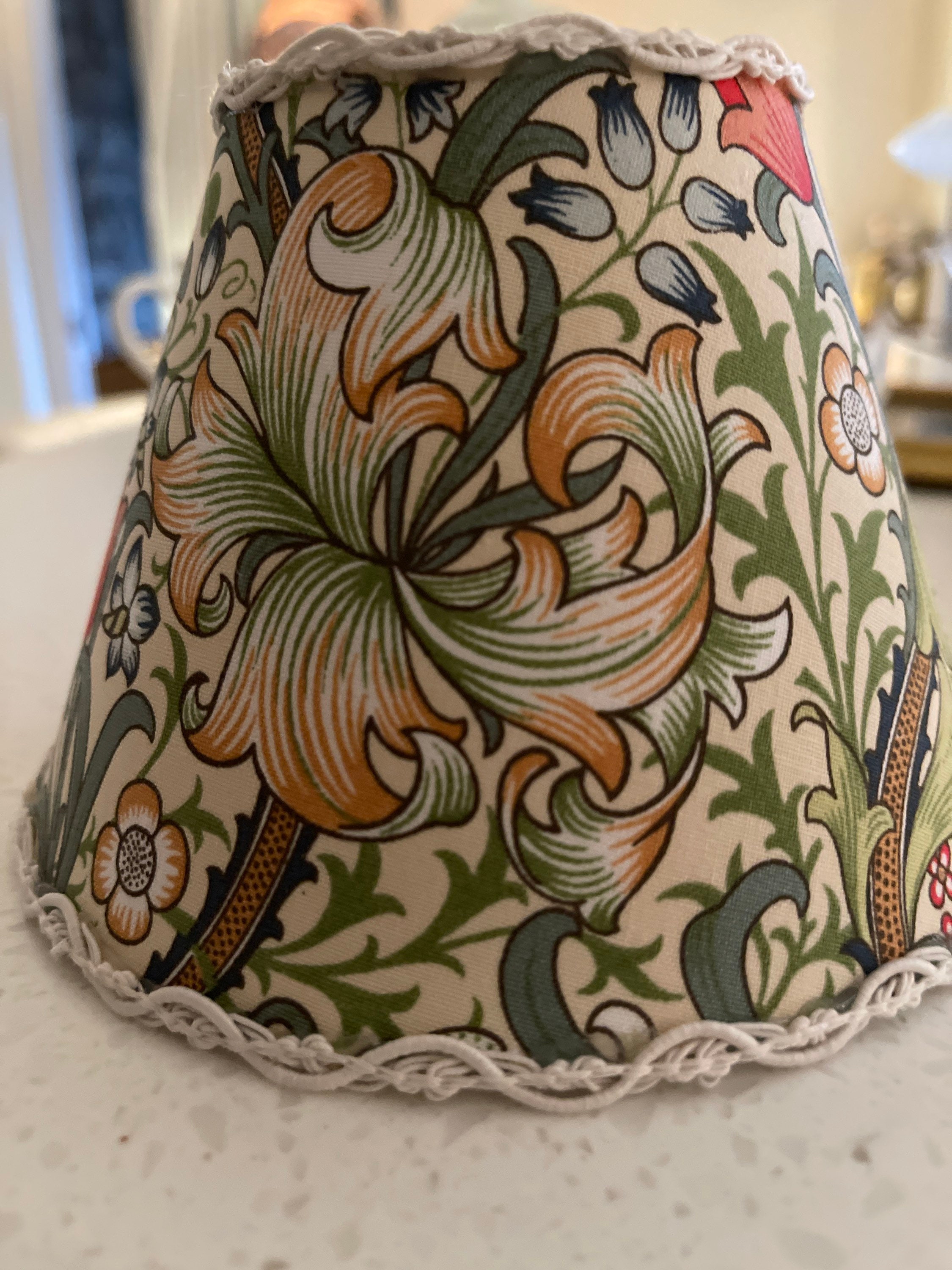 Handmade Lampshades in William Morris Fabric for Wall Lights - Etsy