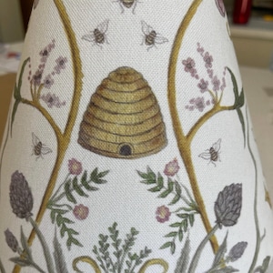 Handmade lampshades Angel Strawbridge fabric coolie table lamp shade French Shabby Chic French country style 9ins or 12ins sizes