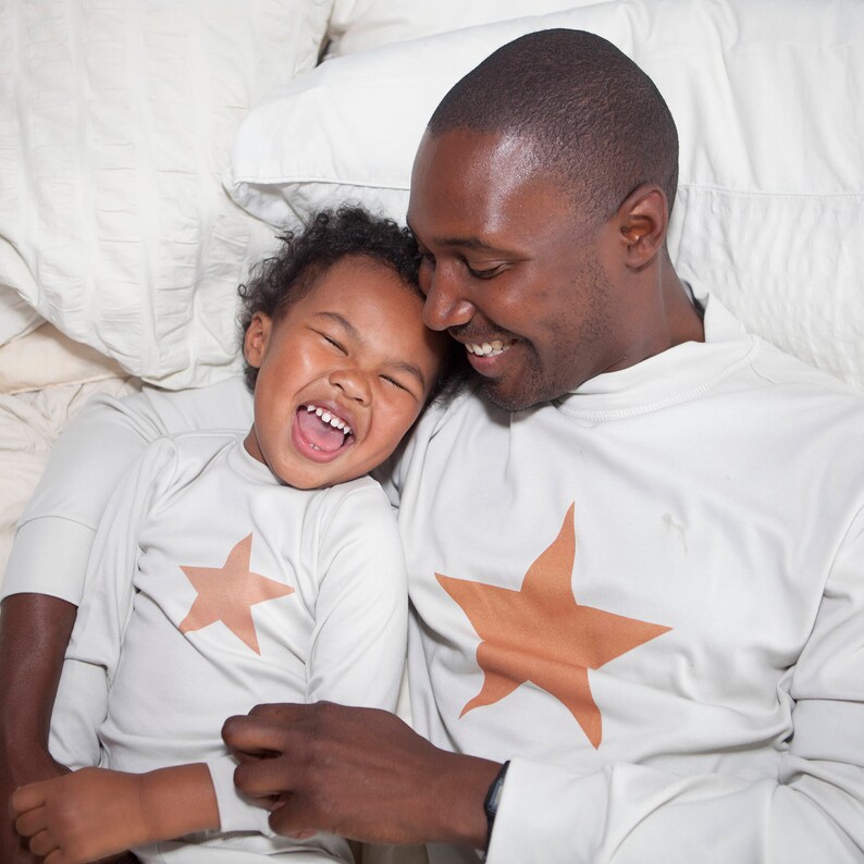 dad and baby matching pjs