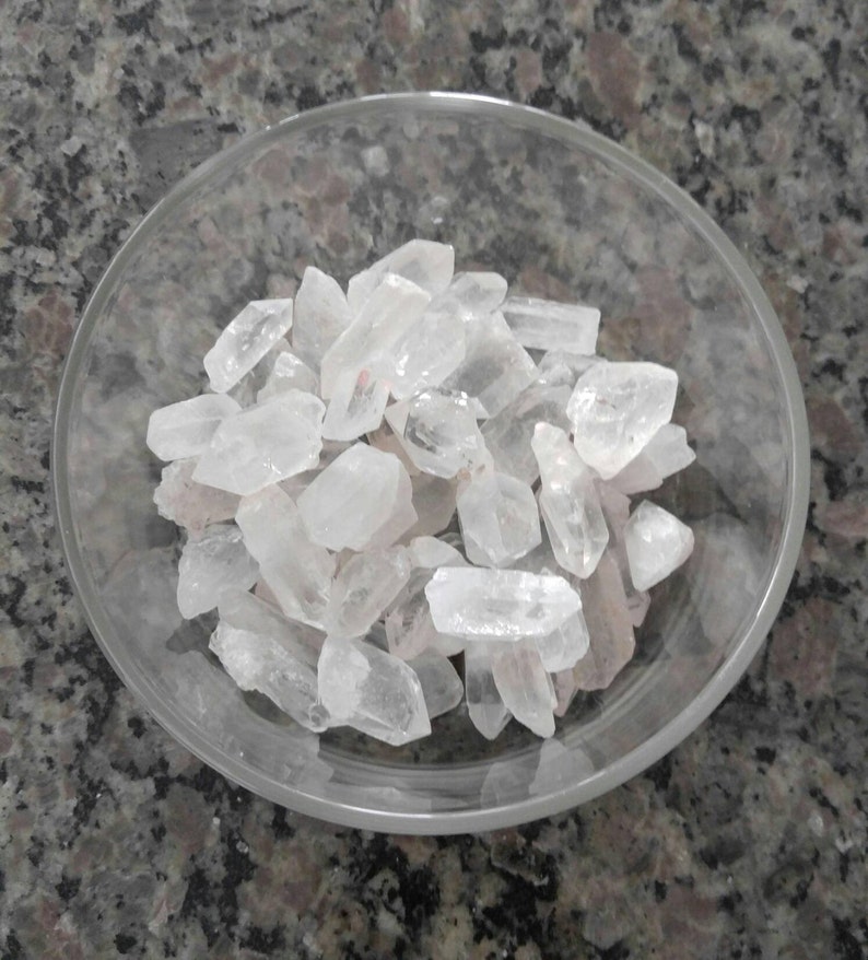 Quartz Points Small Crystal~Healing Crystals~Clear Quartz Crystal Points from Brazil~Raw Natural Stones~Chakra Healing~Chakra Stones~
