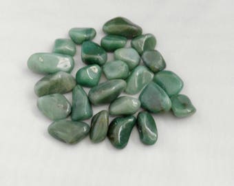 Green Aventurine AA  Grade Tumbled Medium Size Stones~ Healing Crystals~Brazilian Gemstones~Prosperity~Gemstones~Chakra Healing~Reiki Stones