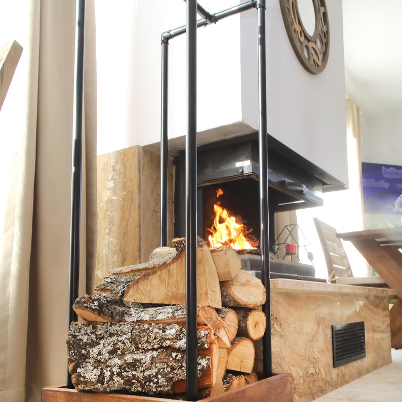 Custom Firewood Holder Metal Wood Firewood Rack Indoor - Etsy