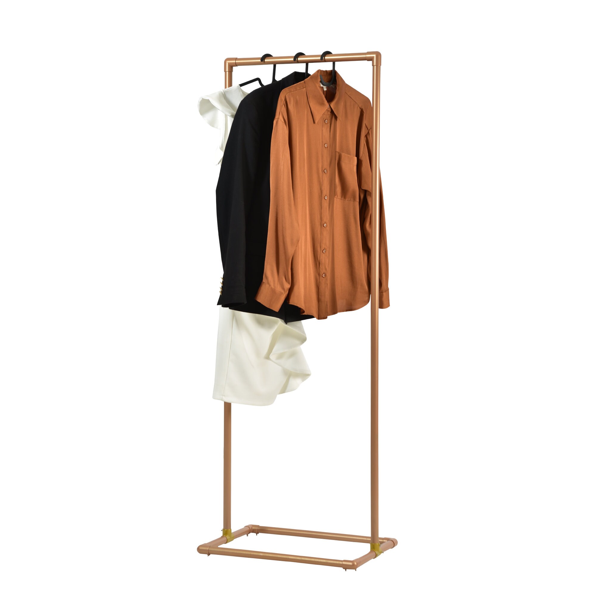 Copper Clothing Rack Metal Free Standing Clothes Rack Gold - Etsy