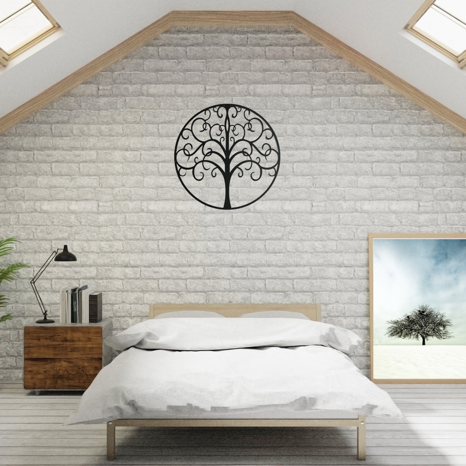 Decoración de arte de pared de metal arte de pared de metal Etsy