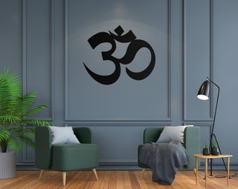 Metal Wall Art Decor | Meditation, Yoga Sign, Namaste Wall Decor, Wall Art Sign, Art Deco, Home Decor, Office Decor