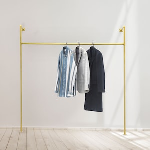 Wall Mounted Clothing Rack Industrial Metal Retail Display - Etsy Canada