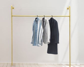 Custom Clothing Rack, Industrial Metal Retail Display, Custom Sizes and Colours Clothes Rack, Make Your Project Real