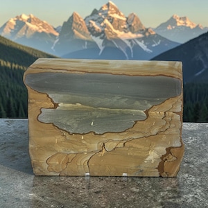 Cripple Creek Picture Jasper, landscape, slab, cabbing rough, #R-7150