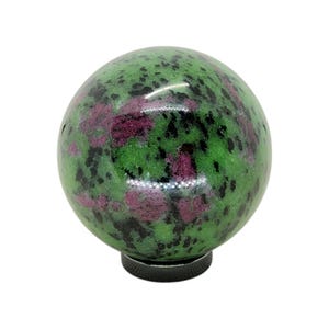 Ruby in Zoisite, 2 1/8", sphere, display specimen, #R-6551