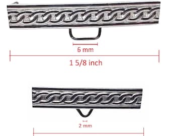 12 Connettori Per Collane Multiple In Rame, Oro/argento, 8/13/20 Mm, Per Trasformare Spille In Pendenti, Kit Fai-da-te - 3