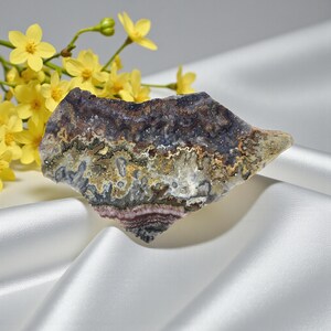 Crazy Lace Agate, slab, old stock, cabbing rough, #R-6921