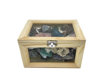 Gemstone Treasure Box, Chest, collection, gemstones, #R-6704