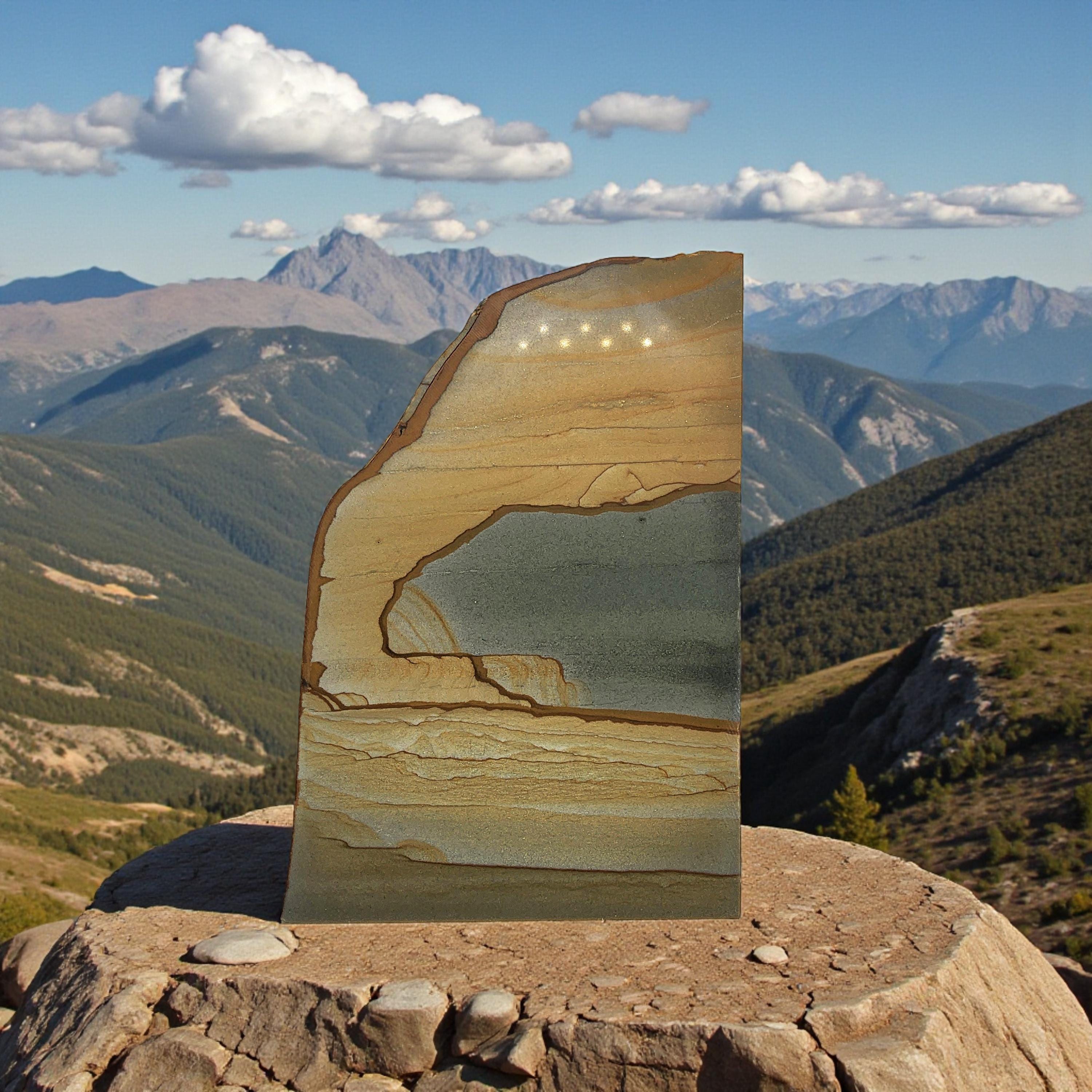 Picture Jasper, Landscape, Slab, Cabbing Rough, #R-5832 - Etsy