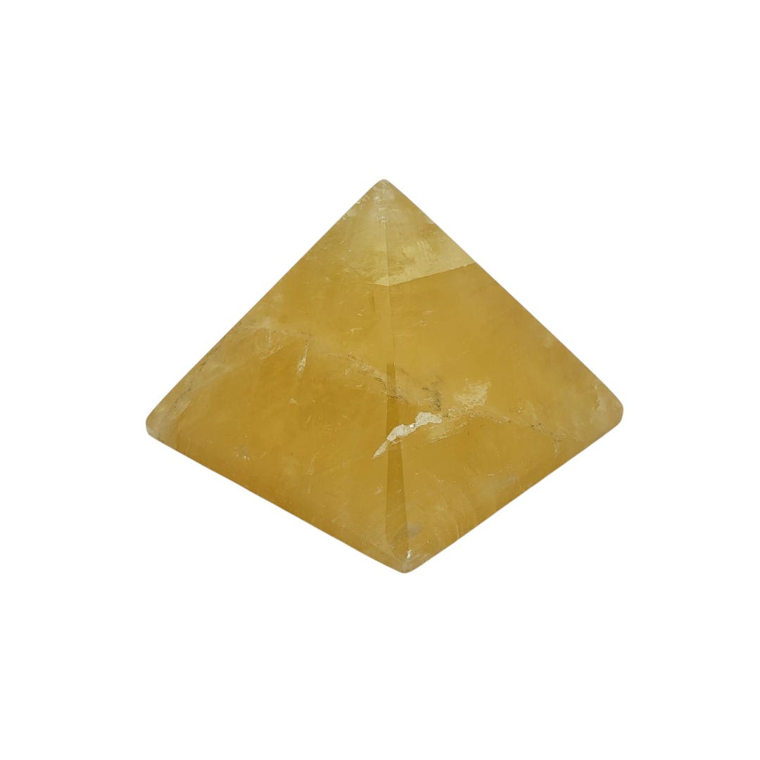 Triangular Pyramid Calcite Calcite, 2 7/8 Inch, Pyramid, Display, Specimen, Gemstone, #R-2854 - Etsy