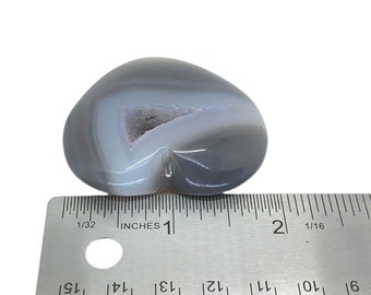 瑪瑙、ドゥルージー、ハート、研磨済み、展示用、標本、#R-3963 - Etsy