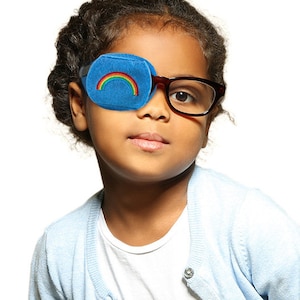 Eyeglass Eye Patch (Child Rainbow)