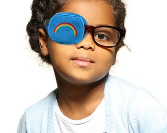 Eyeglass Eye Patch (Child Rainbow)
