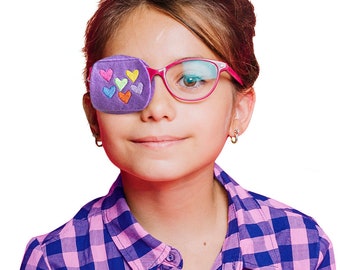 Eyeglass Eye Patch (Child Hearts)