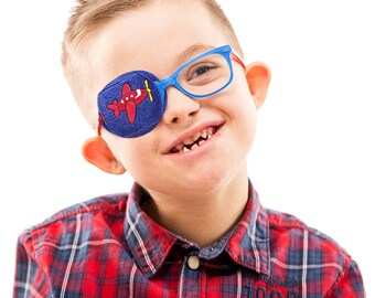 Eyeglass Eye Patch (Child Airplane)