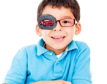 Eyeglass Eye Patch (Child Race Car)