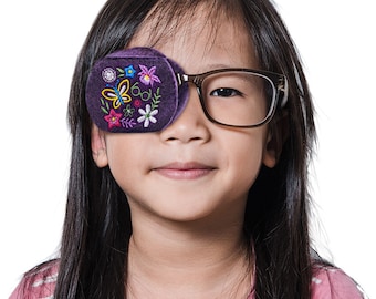 Eyeglass Eye Patch (Child Spanish Flowers)