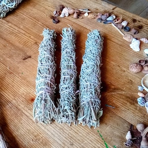 Lavender Smudge Sticks: Home Cleansing Incense, Grown in Israel (Set of 3)