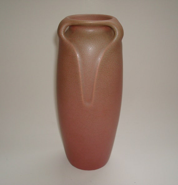 D1920 Arts Crafts Matte Pink And Green Rookwood Pottery Vase Etsy