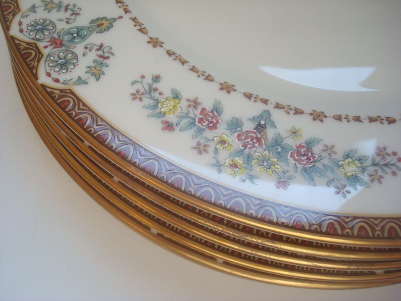 6 Gorham China GRANDE MOTIF Ch'ing Dynasty Pattern Dinner Etsy