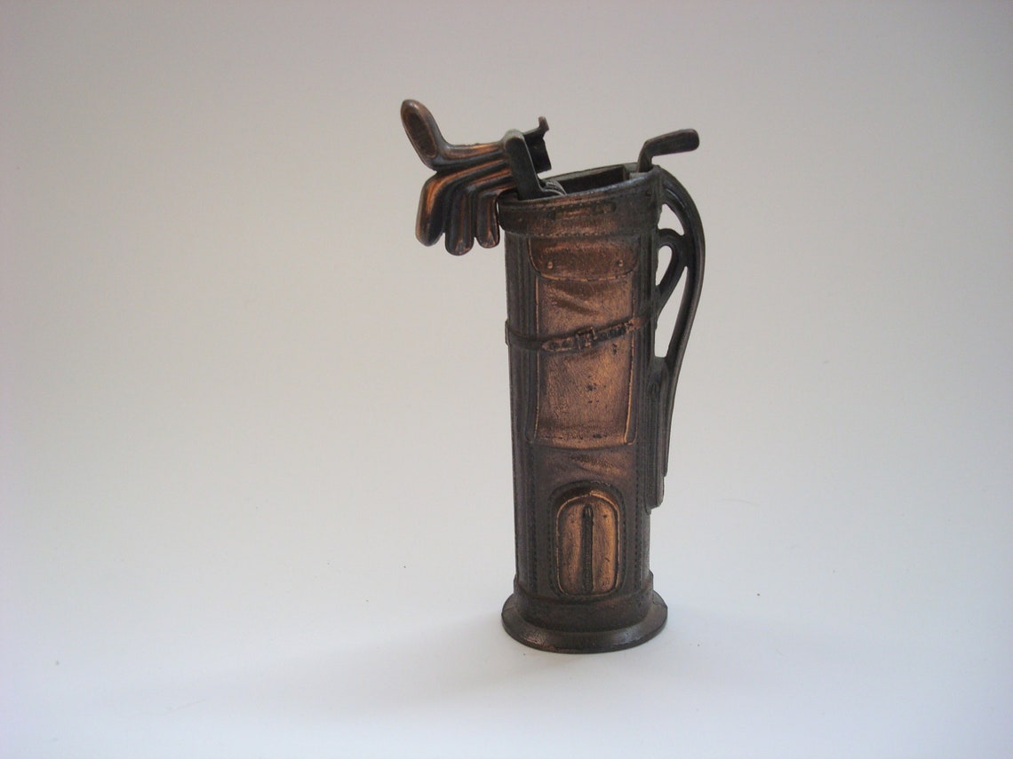 Vintage Negbaur Golf Bag Table Lighter in Original Box Etsy