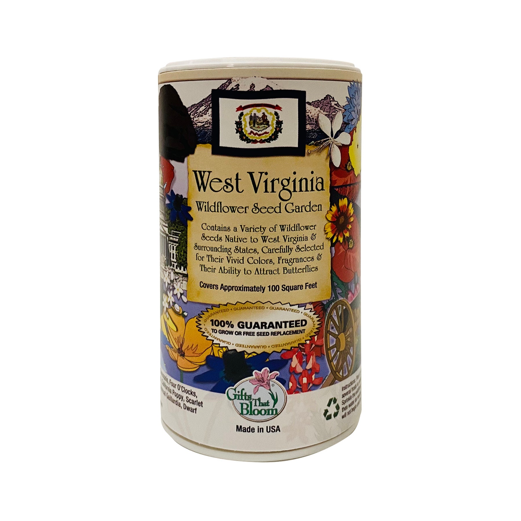 West Virginia Garden Shaker Seed Kit - Etsy