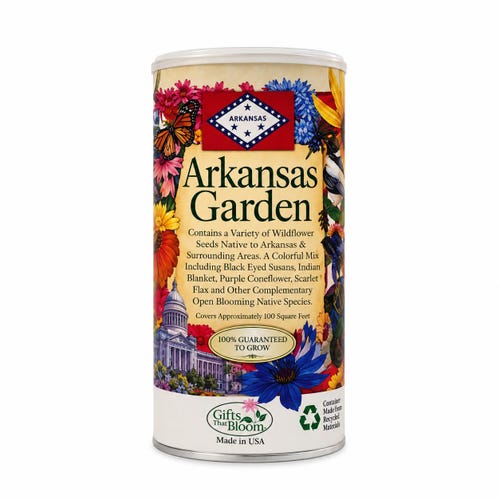 Arkansas Garden Seed Shaker Can