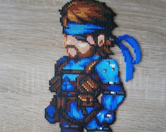 Big Boss and Solid Snake Perler Art